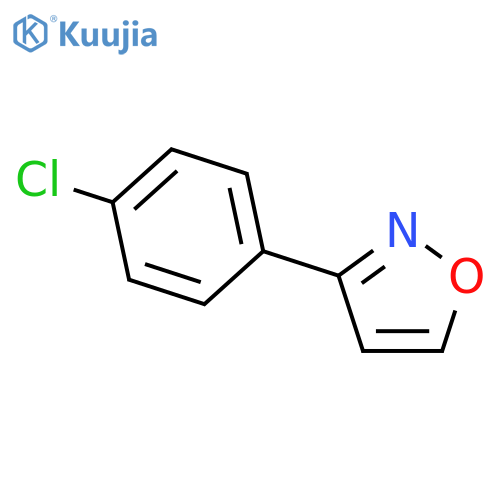 3-(4-Chlorophenyl)isoxazole structure