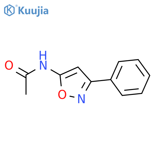 Acetamide, N-(3-phenyl-5-isoxazolyl)- structure