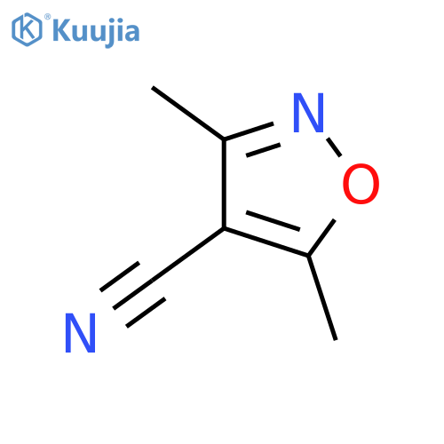 3,5-Dimethylisoxazole-4-carbonitrile structure
