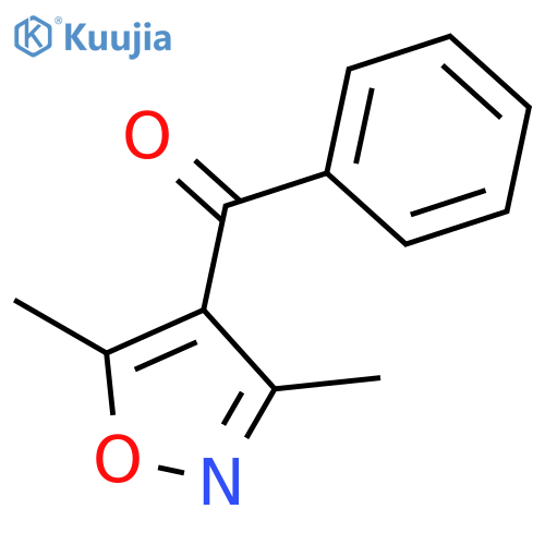 Methanone, (3,5-dimethyl-4-isoxazolyl)phenyl- structure