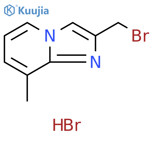 2-(bromomethyl)-8-methylimidazo1,2-apyridine hydrobromide structure