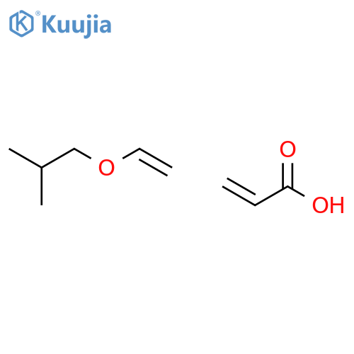 prop-2-enoic acid - 1-(ethenyloxy)-2-methylpropane (1:1) structure
