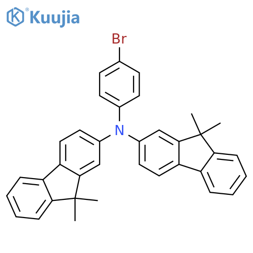 4-Bromo-N,N-bis(9,9-dimethyl-9H-fluoren-2-yl)aniline structure