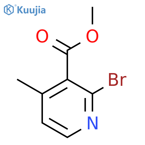 methyl 2-bromo-4-methylpyridine-3-carboxylate structure
