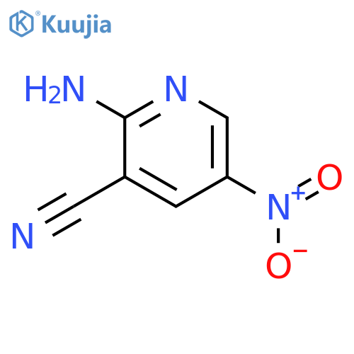 2-amino-5-nitro-3-Pyridinecarbonitrile structure