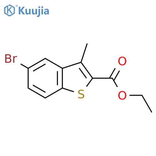 Ethyl 5-bromo-3-methyl-1-benzothiophene-2-carboxylate structure
