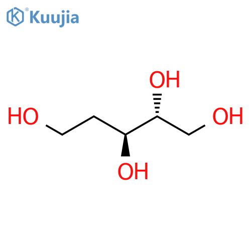 (2R,3S)-pentane-1,2,3,5-tetrol structure