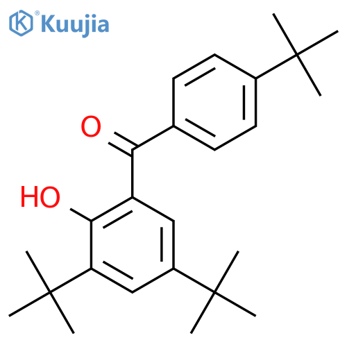 Methanone, [3,5-bis(1,1-dimethylethyl)-2-hydroxyphenyl][4-(1,1-dimethylethyl)phenyl]- structure