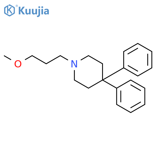 Piperidine, 1-(3-methoxypropyl)-4,4-diphenyl- structure