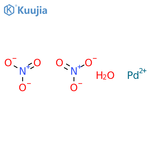 Nitric acid,palladium(2+) salt, monohydrate (9CI) structure