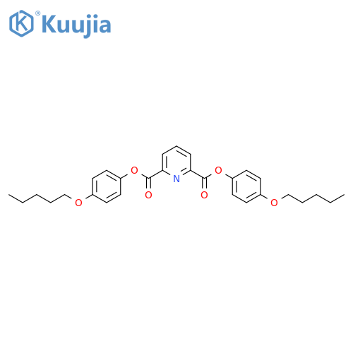 2,6-bis4-(pentyloxy)phenyl pyridine-2,6-dicarboxylate structure
