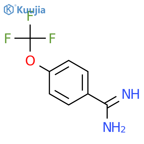 4-(Trifluoromethoxy)benzenecarboximidamide structure