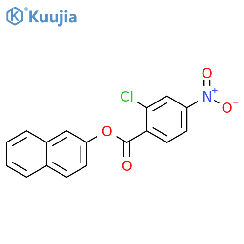 naphthalen-2-yl 2-chloro-4-nitrobenzoate structure