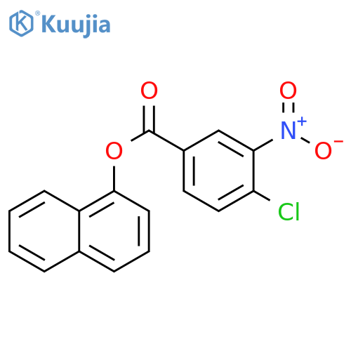 naphthalen-1-yl 4-chloro-3-nitrobenzoate structure