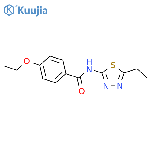 4-ethoxy-N-(5-ethyl-1,3,4-thiadiazol-2-yl)benzamide structure