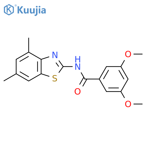 N-(4,6-dimethyl-1,3-benzothiazol-2-yl)-3,5-dimethoxybenzamide structure