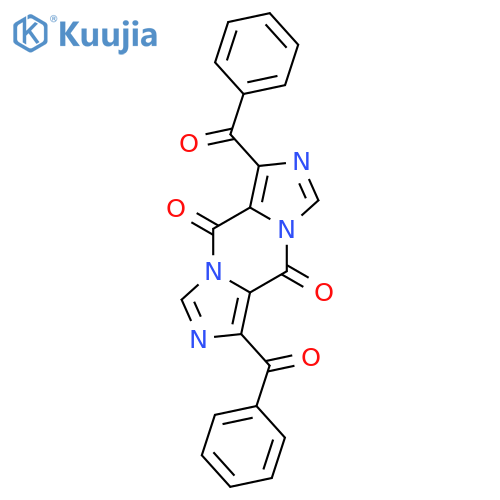 5H,10H-Diimidazo[1,5-a:1',5'-d]pyrazine-5,10-dione, 1,6-dibenzoyl- structure