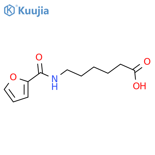 6-(2-furoylamino)hexanoic acid structure