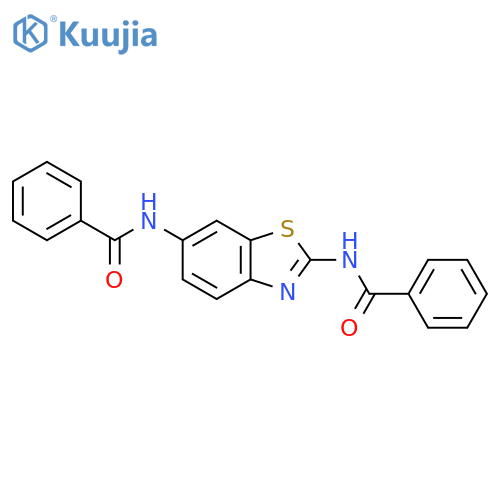 N-(2-benzamido-1,3-benzothiazol-6-yl)benzamide structure