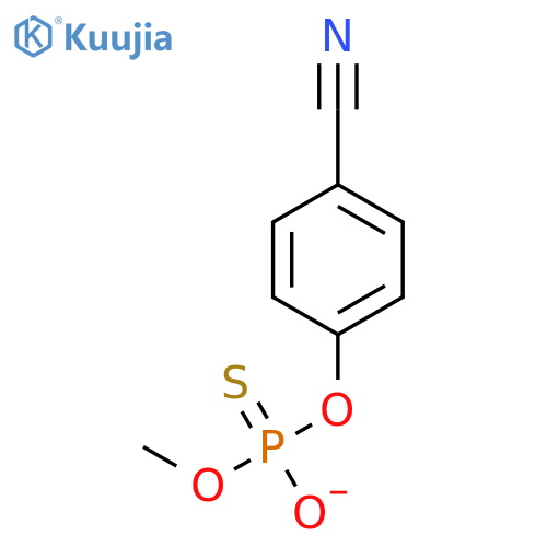 Phosphorothioic acid,O-(4-cyanophenyl) O-methyl ester structure