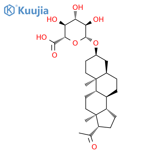 Pregnanolone 3-b-D-Glucuronide structure