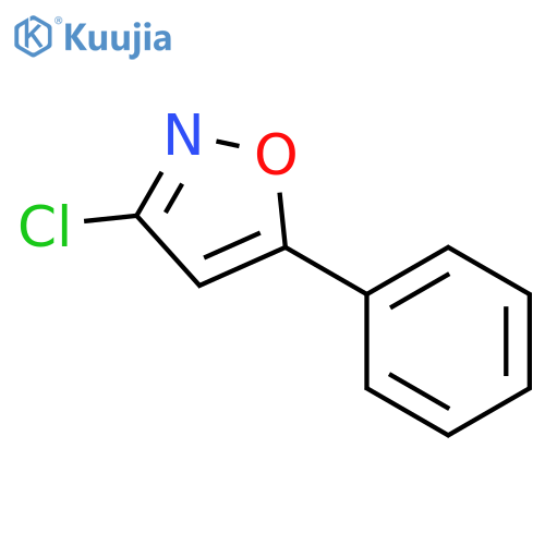 Isoxazole, 3-chloro-5-phenyl- structure