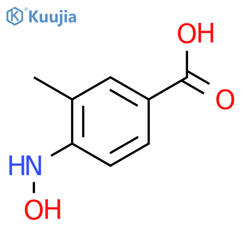 4-(Hydroxyamino)-3-methylbenzoic acid structure