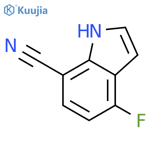 4-Fluoro-1H-indole-7-carbonitrile structure