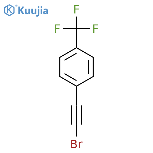 1-(2-Bromoethynyl)-4-(trifluoromethyl)benzene structure