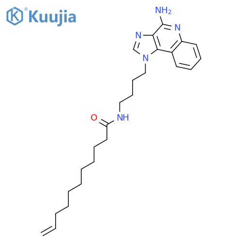 10-Undecenamide, N-[4-(4-amino-1H-imidazo[4,5-c]quinolin-1-yl)butyl]- structure