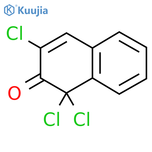 1,1,3-trichloro-1,2-dihydronaphthalen-2-one structure