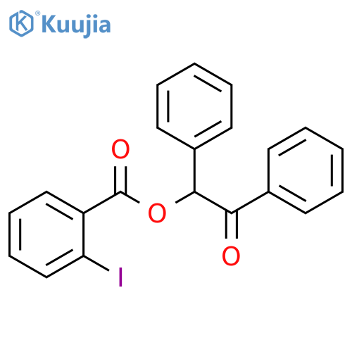 2-Oxo-1,2-diphenylethyl 2-iodobenzoate structure