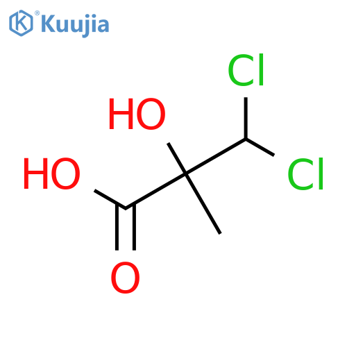 3,3-Dichloro-2-hydroxy-2-methylpropanoic acid structure