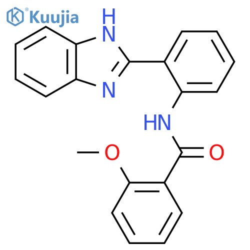 N-2-(1H-1,3-benzodiazol-2-yl)phenyl-2-methoxybenzamide structure