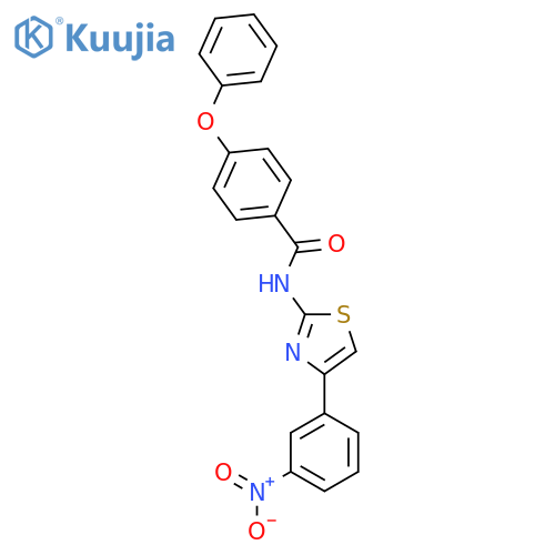 N-4-(3-nitrophenyl)-1,3-thiazol-2-yl-4-phenoxybenzamide structure
