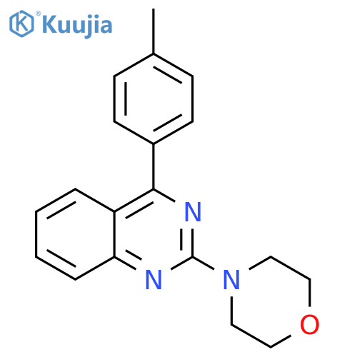 4-(4-methylphenyl)-2-(morpholin-4-yl)quinazoline structure