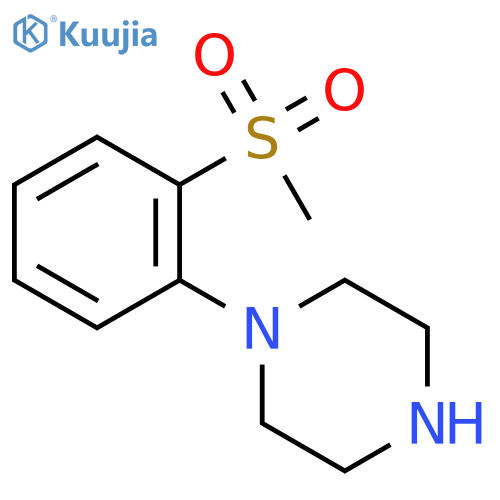 1-2-(Methylsulphonyl)phenylpiperazine structure