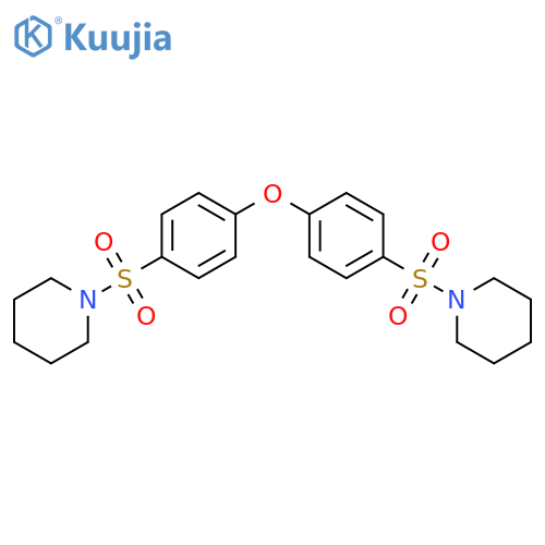 Piperidine, 1,1'-[oxybis(4,1-phenylenesulfonyl)]bis- structure