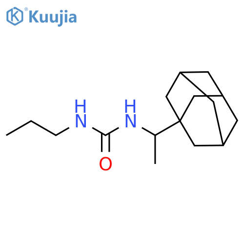 1-1-(adamantan-1-yl)ethyl-3-propylurea structure