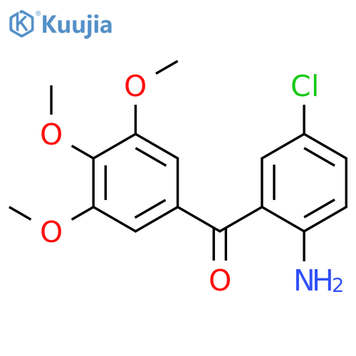 Methanone, (2-amino-5-chlorophenyl)(3,4,5-trimethoxyphenyl)- structure