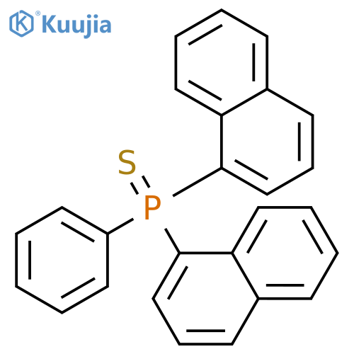 Phosphine sulfide,di-1-naphthylphenyl- (7CI,8CI) structure