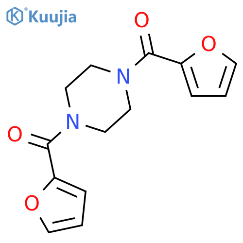 1,4-Di-2-furoyl-piperazine structure
