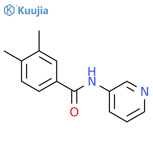 3,4-dimethyl-N-(pyridin-3-yl)benzamide structure
