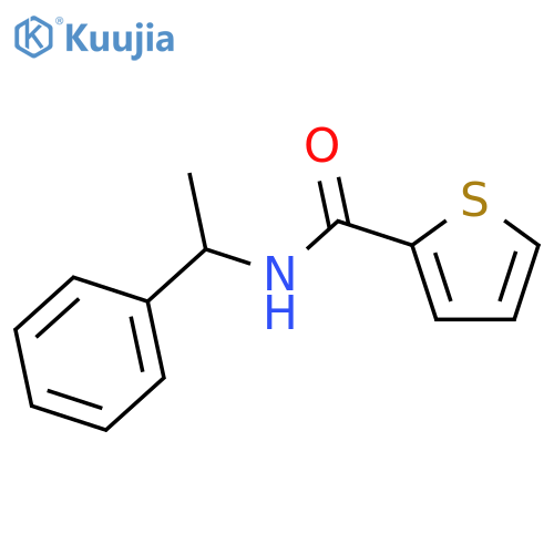 2-Thiophenecarboxamide,N-(1-phenylethyl)- structure