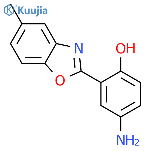 4-Amino-2-(5-methylbenzodoxazol-2-yl)phenol structure