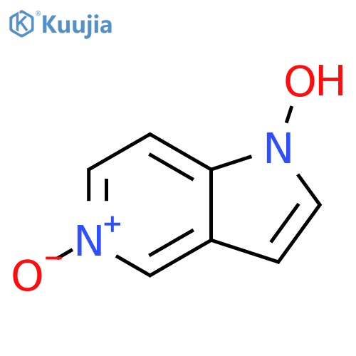 1H-Pyrrolo[3,2-c]pyridine,1-hydroxy-, 5-oxide structure