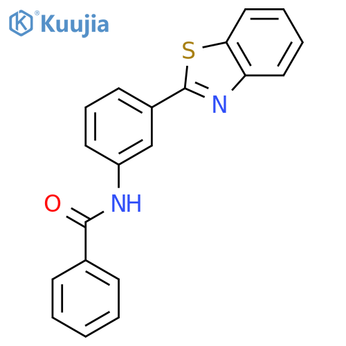 N-3-(1,3-benzothiazol-2-yl)phenylbenzamide structure