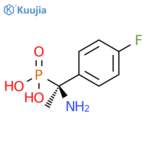Phosphonic acid, [(1S)-1-amino-1-(4-fluorophenyl)ethyl]- structure