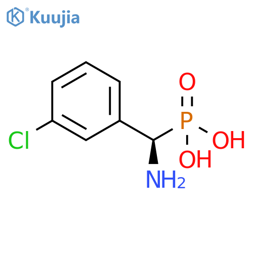 Phosphonic acid, [(R)-amino(3-chlorophenyl)methyl]- structure