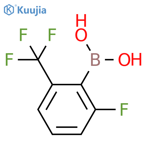 2-Fluoro-6-(trifluoromethyl)phenylboronic acid structure